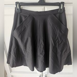 Lululemon Good To Go Black High Waist Skater Skirt